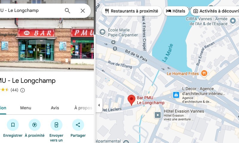 Bar PMU Le Longchamp — Votre bar PMU convivial à Vannes